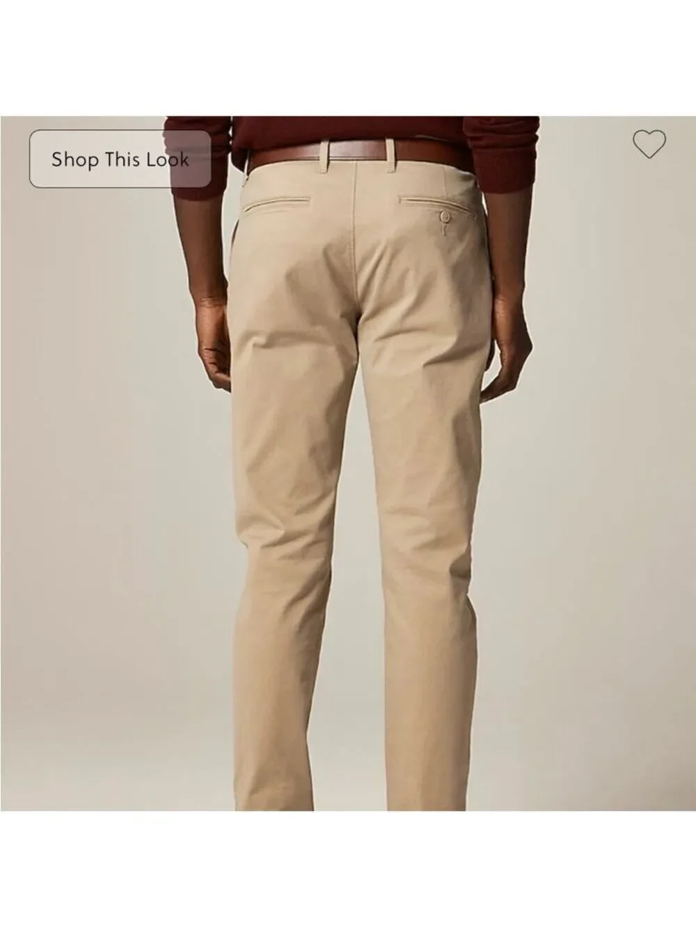 J.Crew beige Slim Chinos – 31/32 – 484 Slim Fit
